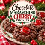 Add something special to your holiday baking with these chocolate cherry cookies! The combination of rich chocolate, sweet maraschino cherries, and chocolate drizzle makes these cookies look as good as they taste. They're perfect for Christmas cookie exchanges, cookie swaps, holiday gatherings, and sharing with friends and family. Pin this recipe for your Christmas baking day!