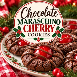 Add something special to your holiday baking with these chocolate cherry cookies! The combination of rich chocolate, sweet maraschino cherries, and chocolate drizzle makes these cookies look as good as they taste. They're perfect for Christmas cookie exchanges, cookie swaps, holiday gatherings, and sharing with friends and family. Pin this recipe for your Christmas baking day!