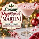 Love candy canes and all things peppermint? This candy cane martini turns those classic Christmas flavors into a festive cocktail. The crushed candy coating around the glass adds a sweet, pepperminty touch, while the candy cane garnish makes each serving look party-ready. It's a fun drink to try during the Christmas season or serve at a holiday cocktail night. Save this idea for your seasonal recipe collection!