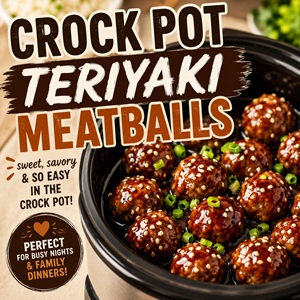Asian-Inspired Crock Pot Teriyaki Meatballs