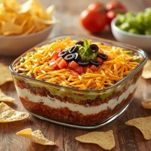The Ultimate 7 Layer Dip for Game Day