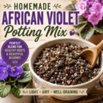 Give your African violets the growing medium they need with this easy homemade potting mix. Learn what makes a good African violet soil mix and how to create a light, well-draining blend for healthier plants and more beautiful flowers.