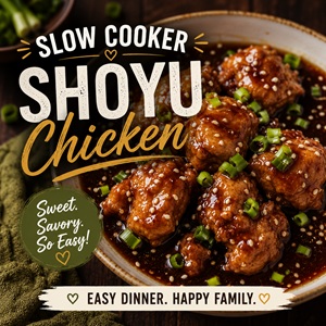 This Slow Cooker Shoyu Chicken is packed with sweet and savory flavor and tastes even better than takeout. If you love easy Asian food recipes, this tender chicken dinner is perfect for busy weeknights and family meals. Serve over rice for a simple dinner everyone will love.