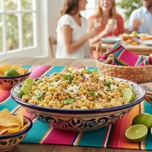 The Best Mexican Street Corn Salad for Entertaining