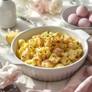This Deviled Egg Potato Salad Disappears at Brunch Every Time