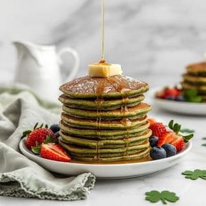 Green Pancakes for St. Patrick's Day Kids Will Actually Eat