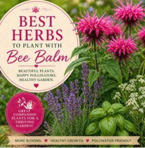 Discover the best companion herbs to grow with bee balm for a thriving pollinator garden full of color and fragrance. These bee balm pics inspire a beautiful cottage-style planting plan.