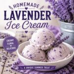 Treat yourself to a scoop of this smooth, creamy homemade lavender ice cream made with culinary lavender for a delicate floral flavor. It's one of those unforgettable summer desserts that's perfect for garden parties, weekend gatherings, or simply cooling off on a warm afternoon. If you enjoy lavender recipes, this is a delicious summer food recipe you'll want to make again and again.