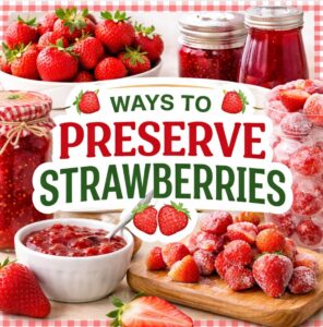 From jam to freezing, learn simple ways to preserve fresh strawberries so you can enjoy them all year long.