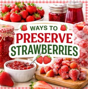From jam to freezing, learn simple ways to preserve fresh strawberries so you can enjoy them all year long.