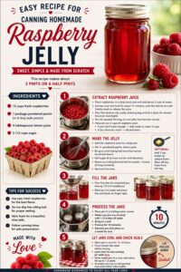 Raspberry Jelly Recipe for Canning (Step-by-Step Guide) - Creative ...