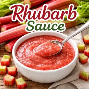 Best Rhubarb Sauce Recipe (Quick & Easy!)