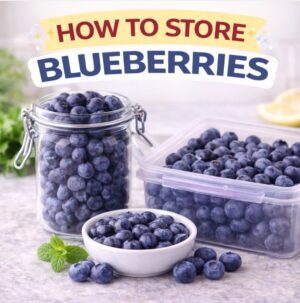 Tired of blueberries going bad too fast? Learn how to store blueberries in the fridge and freezer so they stay fresh longer. Includes simple tips to prevent mold and waste.