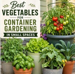 Want to start a patio garden? Learn the best vegetables to grow in pots like zucchini, tomatoes, spinach, beans, cucumbers, and basil. Perfect ideas for small-space gardening and beginner gardeners.