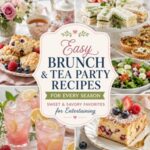 Planning a beautiful brunch, tea party, garden party, bridal shower, or baby shower? These sweet and savory recipes include tea sandwiches, brunch bakes, salads, desserts, and refreshing drinks perfect for elegant entertaining all year long.