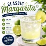 This classic margarita is fresh, tangy, and perfect for summer barbecues, picnics, and parties. Made with lime juice, tequila, and simple ingredients, it’s one of the best summer cocktails for hot days and easy entertaining.