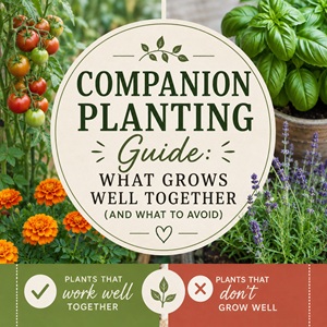Want stronger plants and fewer garden pests naturally? This companion planting guide explains which vegetables, herbs, and flowers grow well together — plus common combinations to avoid.