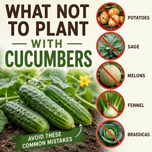 Are your cucumbers struggling to grow? You might be planting them next to the wrong crops. Learn what NOT to plant with cucumbers, common companion planting mistakes, and what to grow instead for a healthier, more productive garden.
