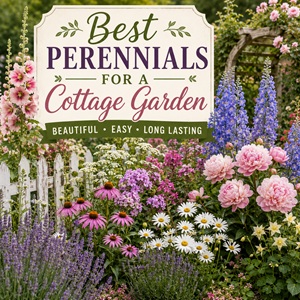 Dreaming of a romantic cottage garden? These beautiful perennial flowers come back year after year and add timeless charm to your garden beds. Discover favorites like peonies, lavender, coneflowers, shasta daisies, hollyhocks, phlox, delphinium, and bee balm for a lush cottage garden look filled with blooms, fragrance, and pollinators.