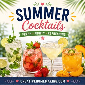 Serve these delicious summer cocktails at your next BBQ, picnic, or summer party. Refreshing options like blackberry margarita, strawberry margarita, and mango margarita are always a hit.