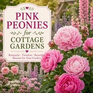 Create a garden filled with beautiful cottage garden flowers by planting gorgeous pink peonies. Learn about popular varieties including Kansas, Edulis Superba, and Monsieur Jules Elie, along with tips for growing healthy, long-lasting blooms.