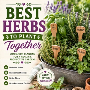 Some herbs grow better when planted together! Discover the best herb pairings, including rosemary, thyme, oregano, sage, lavender, basil, parsley, cilantro, and chives. Learn how companion planting can improve growth, flavor, and harvests while creating a beautiful, productive herb garden.
