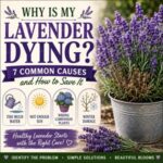 Is your lavender turning brown, yellow, or dying from the center? Learn the most common reasons lavender struggles and how to fix them before it's too late. This guide is perfect for gardeners growing cottage garden flowers, pollinator gardens, and lavender for homemade lavender recipes, teas, syrups, and DIY projects.