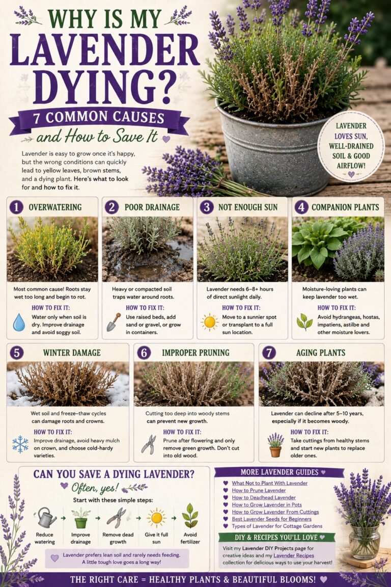 Why Is My Lavender Dying? 7 Common Causes and How to Save It - Creative ...