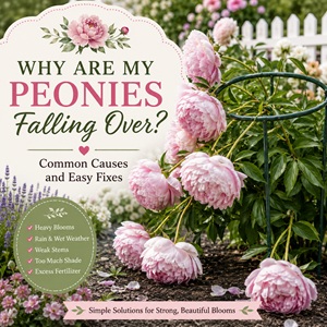 Why Are My Peonies Falling Over? (And How to Fix It)