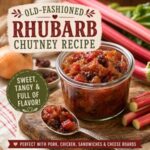 This homemade Rhubarb Chutney is one of the best ways to preserve the flavors of spring. Made with fresh rhubarb and pantry staples, it's a flavorful condiment that's perfect for entertaining or everyday meals. Ideal for anyone who enjoys old-fashioned recipes, country living, and creating homemade food from scratch.