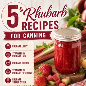 Don't let fresh rhubarb go to waste! Learn how to preserve it with Rhubarb Jelly, Strawberry Rhubarb Jam, Rhubarb Butter, Strawberry Rhubarb Pie Filling, and Rhubarb Simple Syrup. These homemade recipes are perfect for stocking your pantry or giving as thoughtful gifts.