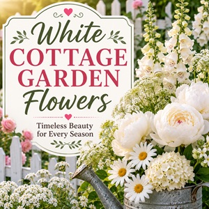 White flowers pair beautifully with pink peonies, roses, lavender, and other favorite cottage garden flowers. Explore gorgeous options including white roses, Shasta daisies, white hydrangeas, and sweet alyssum to create a dreamy cottage garden you'll love year after year.
