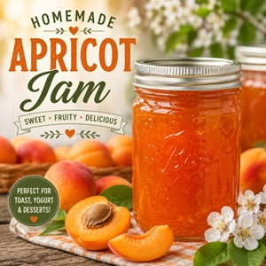 Don't let fresh apricots go to waste! This easy apricot jam recipe is a delicious way to preserve summer's harvest. Spread it on toast, spoon it over ice cream, or use it in your favorite baked treats. A must-have recipe for every homemade pantry.