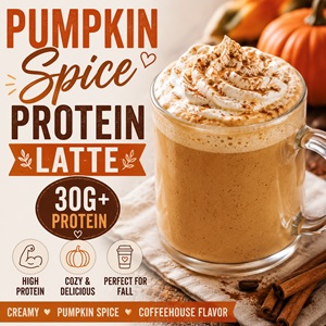 Easy Pumpkin Spice Protein Latte (30G+ Protein)