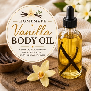 The Best Homemade Vanilla Body Oil