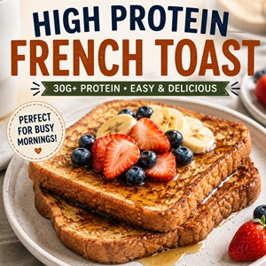 Easy High Protein French Toast for Breakfast