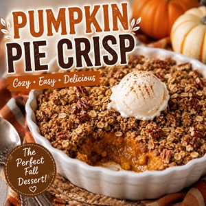 Easy Pumpkin Pie Crisp Recipe