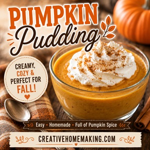 Creamy Pumpkin Pudding for Fall