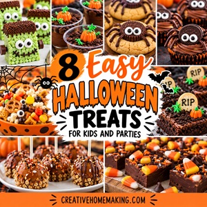 From creepy-crawly spider cupcakes and cookies to graveyard brownies, Frankenstein treats, caramel apples, and chocolate candy corn fudge, these Halloween desserts are perfect for your holiday table. Great ideas for Halloween parties, kids' activities, classroom treats, and family gatherings.