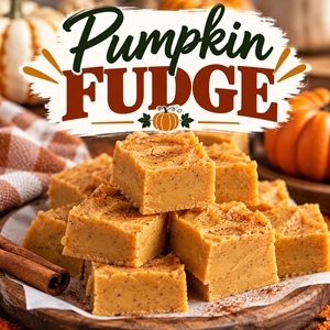 This creamy pumpkin fudge is one of those easy fall recipes you'll want to make every year! With warm pumpkin spice flavor and a smooth, rich texture, it's perfect for sharing or serving as a Thanksgiving dessert. A simple homemade treat for the holiday season.