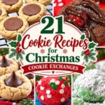 Need ideas for your Christmas cookie exchange? These 23 Christmas cookie recipes are full of festive favorites! Bake Candy Cane Kiss Cookies, Funfetti Cookies, Ginger Snap Cookies, Gum Drop Cookies, or Iced Oatmeal Cookies. For something extra special, try Melted Snowman Cookies, Peppermint Candy Sugar Cookies, or Chocolate No-Bake Cookies. Save this holiday baking list for your Christmas cookie exchange!