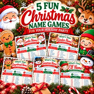 5 Fun Christmas Name Games for Your Holiday Party