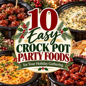 10 Easy Crock Pot Party Foods for Your Holiday Gathering