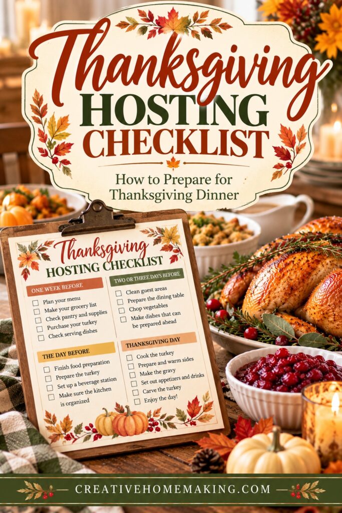 Get ready for Thanksgiving with this helpful hosting checklist! Plan your Thanksgiving menu, organize your grocery shopping, prepare your home, and make a game plan for the big day. Plus, find Thanksgiving recipes and side dishes to help you create a delicious holiday meal.